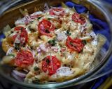 A picture of step 4 of 5 min Pizza fries.