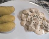 Foto del paso 5 de la receta: Pollo con Nata y champiñones