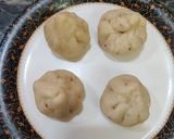 A picture of step 6 of NAMKEEN MODAK...