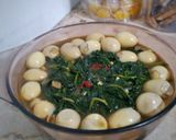 Foto langkah ke 5 dari resep Tumis Ka-te-pu (kangkung-telur puyuh).