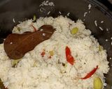 Foto langkah ke 5 dari resep Nasi liwet pete,teri, simpel dan enaak.