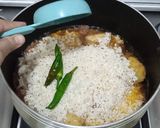 A picture of step 5 of Spinach Rice 🥬🥬.