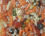 Une image de l'étape 3 de Salade de riz et carotte #carotte #batailleencuisine.