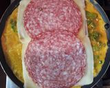 Foto del paso 2 de la receta: Omelette con fiambres