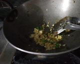 A picture of step 5 of BhindiBhurji.