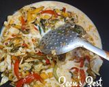 A picture of step 5 of American Chop Suey.
