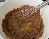 Foto langkah ke 3 dari resep Chocolate Oat Raisin & Banana Cake (Anti Gagal, Tanpa Terigu dan Gula) ❤️.