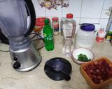 A picture of step 1 of Strawberry Margarita.