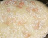 A picture of step 2 of Pistachio and smoked salmon risotto.