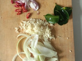 Cumi asin saos padang simpel