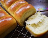 Foto langkah ke 6 dari resep Roti Tawar  Kenyal Tanpa Mikser.