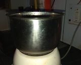 A picture of step 7 of Kesar-Pista ice cream for contest.