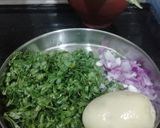 A picture of step 1 of Jowar and Methi Paratha.