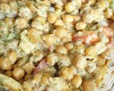 A picture of step 3 of Mix Plate Chana Chaat.