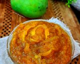 A picture of step 4 of Aam Chunda or Sweet Mango pickle.