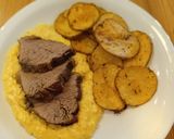 Foto del paso 10 de la receta: Colita de cuadril +salsa mostaza+papas chips