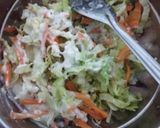 A picture of step 3 of Coleslaw salad.