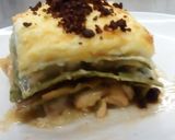 Foto del paso 10 de la receta: Lasagna verde de pollo y morrones horneados