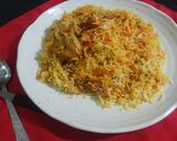 A picture of step 10 of Sindhi Chicken biryani.