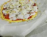 Foto del paso 12 de la receta: Pizza de tortilla con salchicha, jamón, queso y tomate