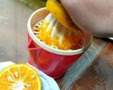 Foto langkah ke 2 dari resep Almond Milk Orange Pudding (Pudding Sehat).