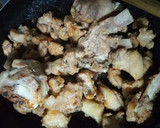 A picture of step 1 of Pork in honey and soy sauce.