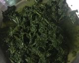 A picture of step 1 of Palak mangodi.