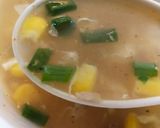 A picture of step 1 of Chicken corn soup.