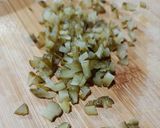 Foto del paso 1 de la receta: Dip de atún con mayonesa y pepinillos