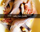 A picture of step 1 of Guinea fowl grilled with cream fraîche.