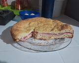 Foto del paso 8 de la receta: Torta de salamen y mortadela