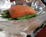 A picture of step 1 of Sweet & Spicy Salmon w/Green Beans.