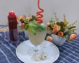 A picture of step 4 of Litchi mojito mocktail / litchi squash.