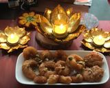 A picture of step 10 of Designer BALUSHAHI or BADUSHA.
