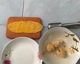 Hình bước làm 1 của món Bánh bí đỏ cho bé ăn dặm