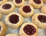 A picture of step 8 of Hazelnut Thumbprint Cookies.