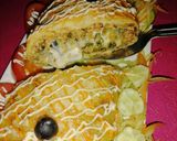 صورة لخطوة 3 من وصفة رولي البطاطا🥔🍟بنين وخفيف 😋👌