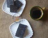 Gambar langkah 10 resipi Kek Lapis Chocolate Almond Sensation.