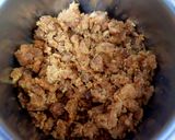 A picture of step 3 of Paruppu payasam / moong dal kheer.