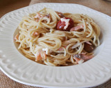 Foto del paso 6 de la receta: Espaguetis con salmón y anchoas