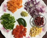 A picture of step 2 of Rawa Upma.