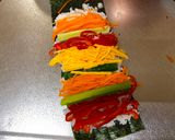 A picture of step 3 of Japanese Kawaii Roll Sushi.