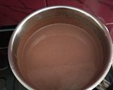 Foto langkah ke 2 dari resep Puding Brownies Bakpia Kukus.
