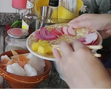 Foto del paso 2 de la receta: Poke-bowl de arroz sushi y salmón ahumado