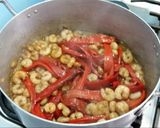 Foto del paso 9 de la receta Ensalada tibia de Primavera con Gambas
