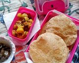 पूरी सब्ज़ी (Puri Sabzi recipe in hindi) रेसिपी चरण 5 फोटो