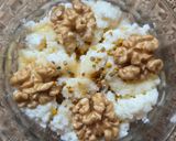 Foto del paso 3 de la receta: Postrecito de ricota o requesón con polen corbicular y miel de abejas 🐝🍯más nueces en solo un minuto