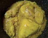 عکس مرحله 1 از دستور خورشت گوجه سبز با مرغ