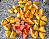 Foto del paso 1 de la receta: Jugo de Durazno, Naranja y Pomelo🍹