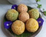 Foto langkah ke 6 dari resep Onde-onde Rainbow 🌈.